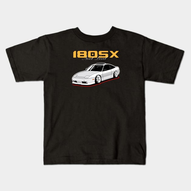 S13 180SX JDM Stancenation Kids T-Shirt by masjestudio